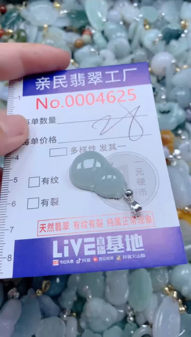 翡翠未镶嵌吊坠(不含链)4625