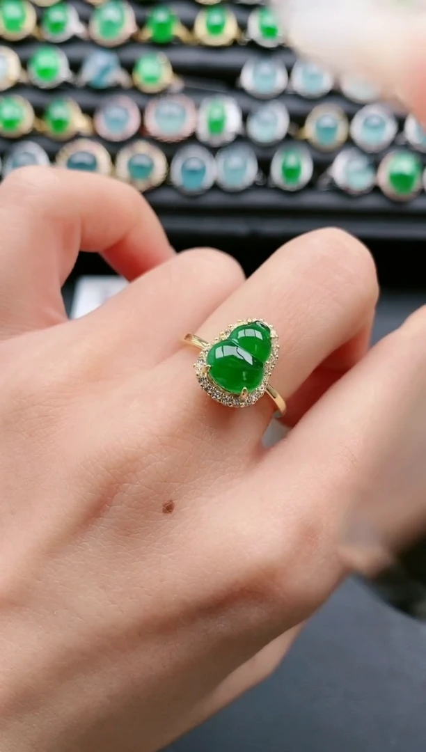 【闪购商品】翡翠戒指银S925镶嵌1111111111