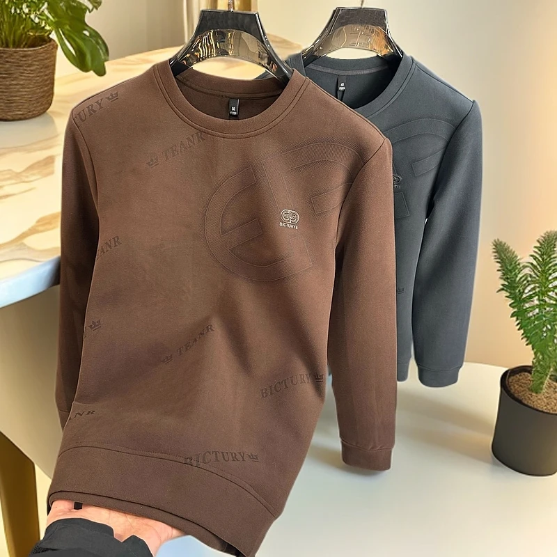 【柔感系列】秋冬季男士时尚圆领肤感舒适休闲卫衣（976）