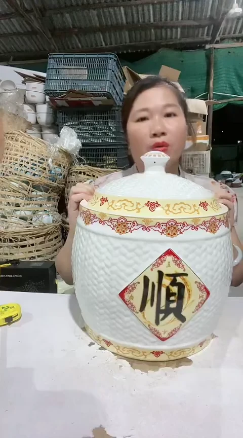 伤***回瑕疵顺米缸一个