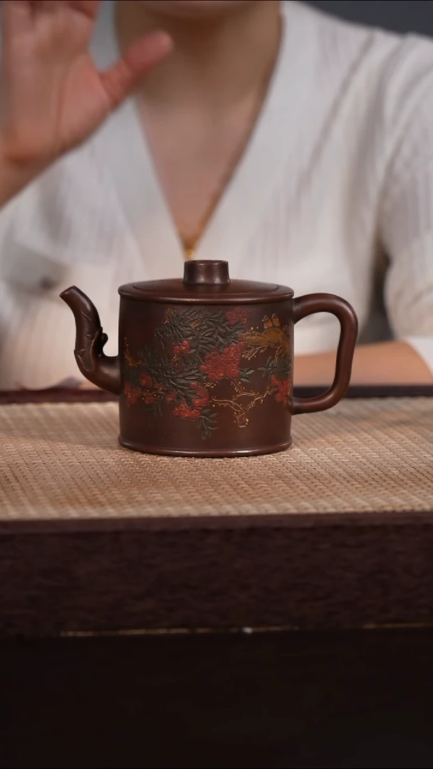 茶壶紫砂紫泥 350cc