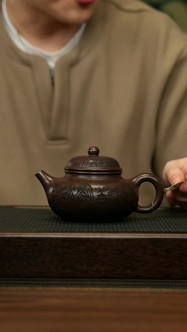 【闪购商品】紫砂茶壶宜兴原矿 手工 紫砂壶容量300CC