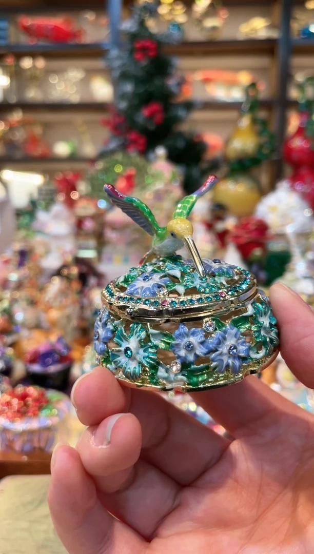 【闪购商品】精致珐琅彩首饰盒