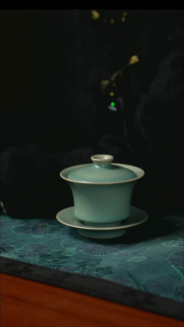 马蹄盖碗 仿古 支钉 一级品