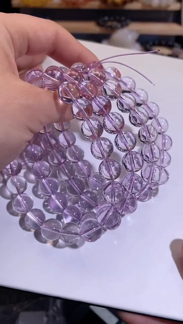 【闪购商品】水晶手链未镶嵌10mm多样性发一