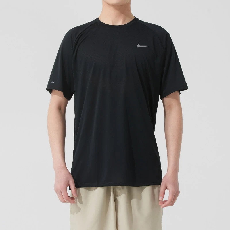 耐克男装短袖2025夏新款户外跑步健身训练休闲运动T恤半袖 HV5204