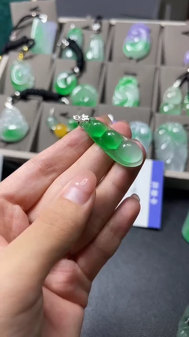 颈饰未镶嵌翡翠  所见即所得 一图一物