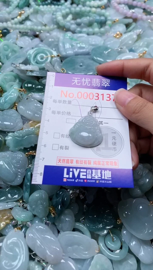 颈饰未镶嵌翡翠3137