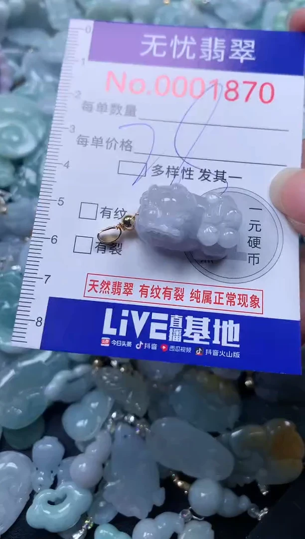 颈饰未镶嵌翡翠1870