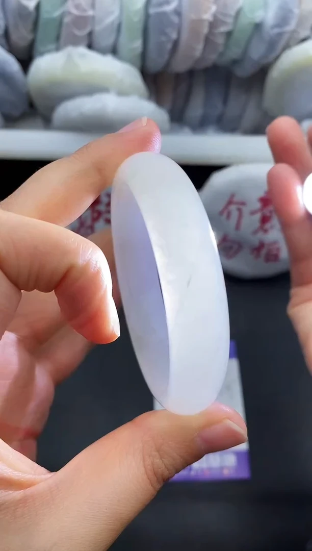 未镶嵌手镯石英质玉瑕疵112+51/52