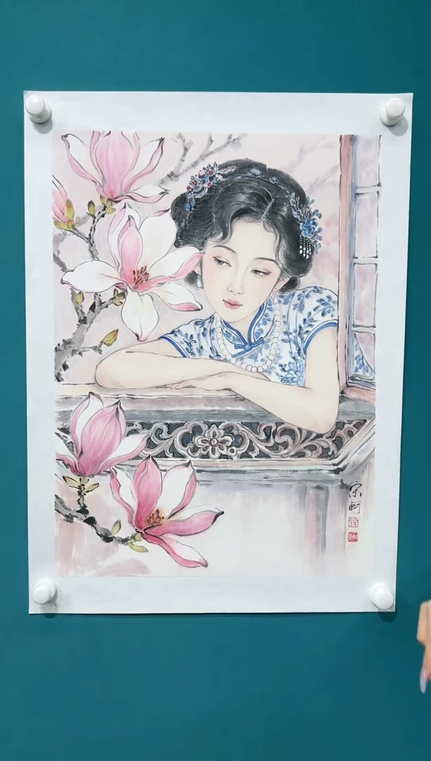 国画宋轲-2.7平尺-国画作品