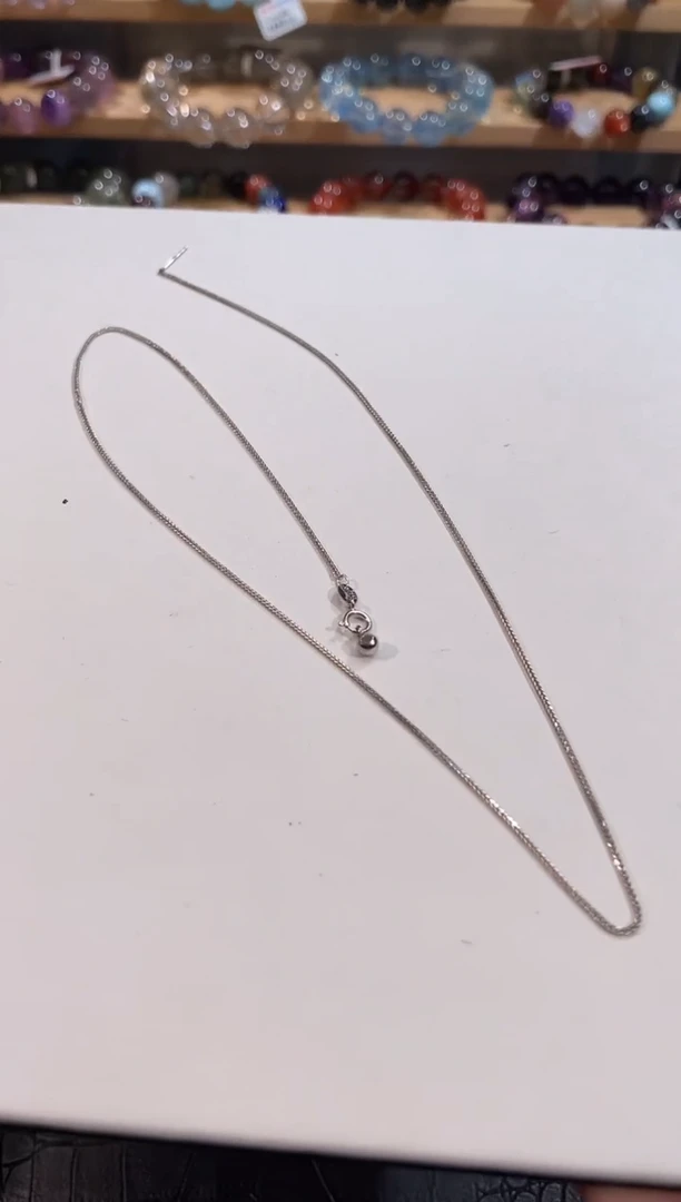 水晶手链未镶嵌多样性发一 银链子 银色