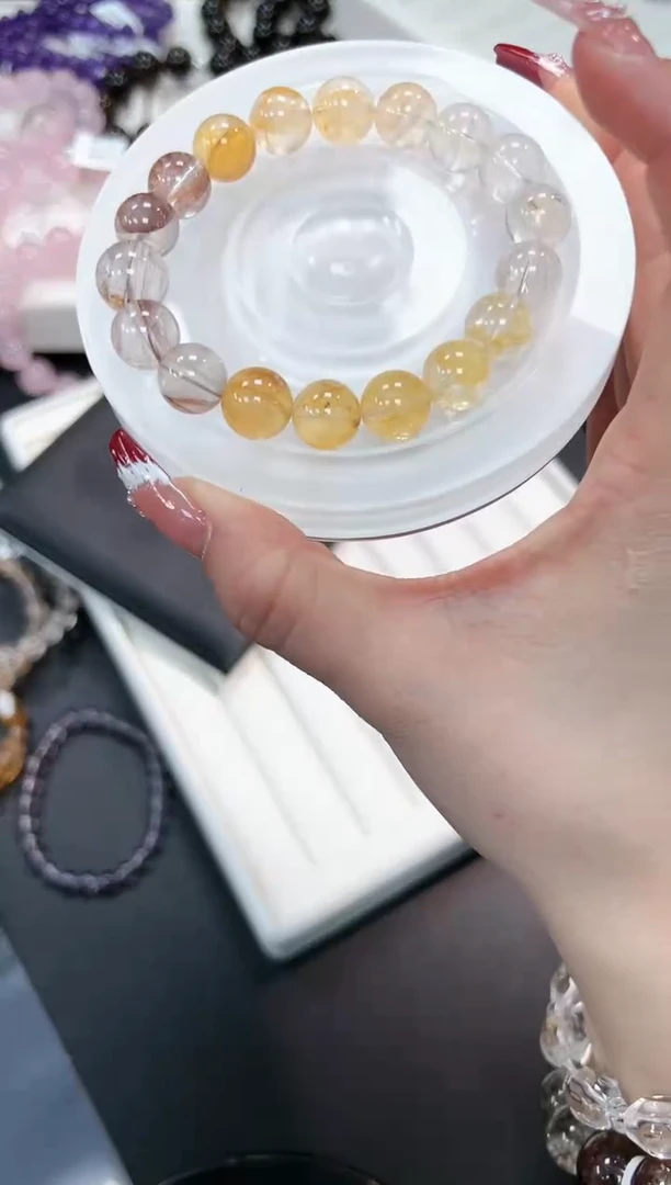 【闪购商品】水晶手串未镶嵌95d多样性发其一/1条默认微瑕