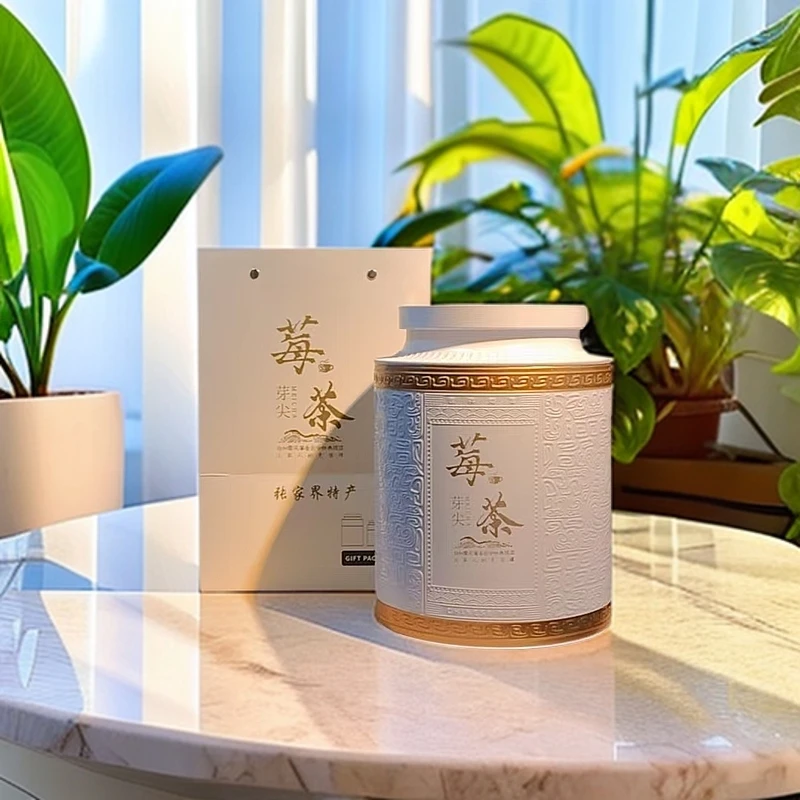 春季头采的张家界特级芽尖莓茶