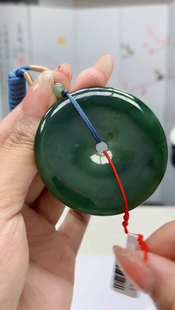 【闪购商品】定制翡翠未镶嵌4812MM-毛货挂件53