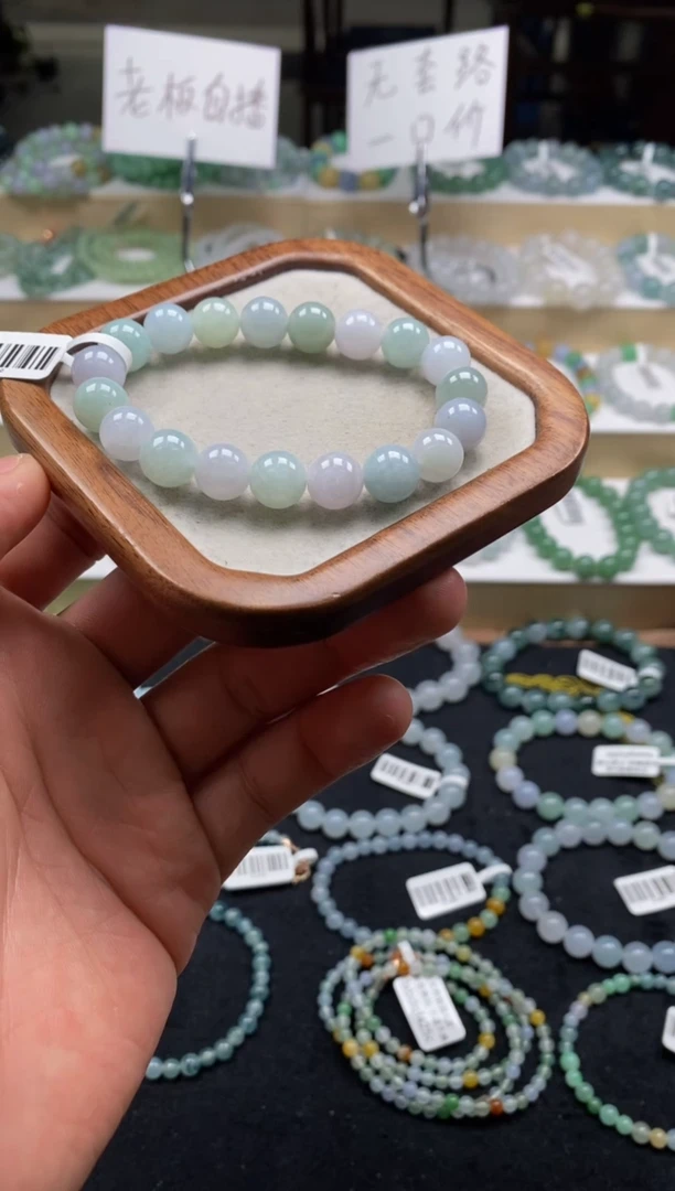 【闪购商品】翡翠手链未镶嵌天然A货翡翠