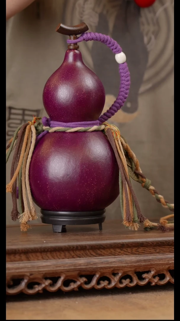 272号精品天然大漆酒葫芦一物一拍~