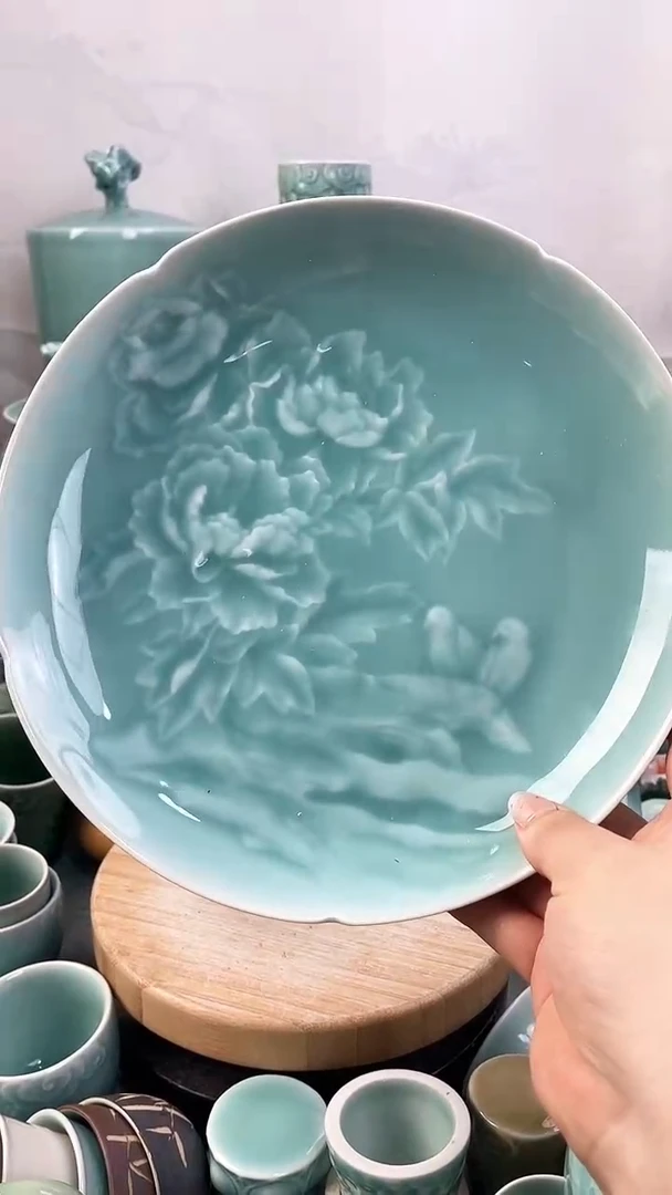 特价福利 微瑕 慧仙青瓷