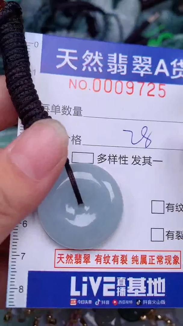 翡翠未镶嵌颈饰...0009725