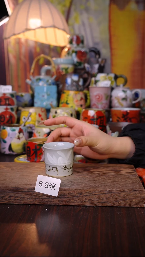 杯子泥垚手作 景德镇手工手绘陶瓷器物