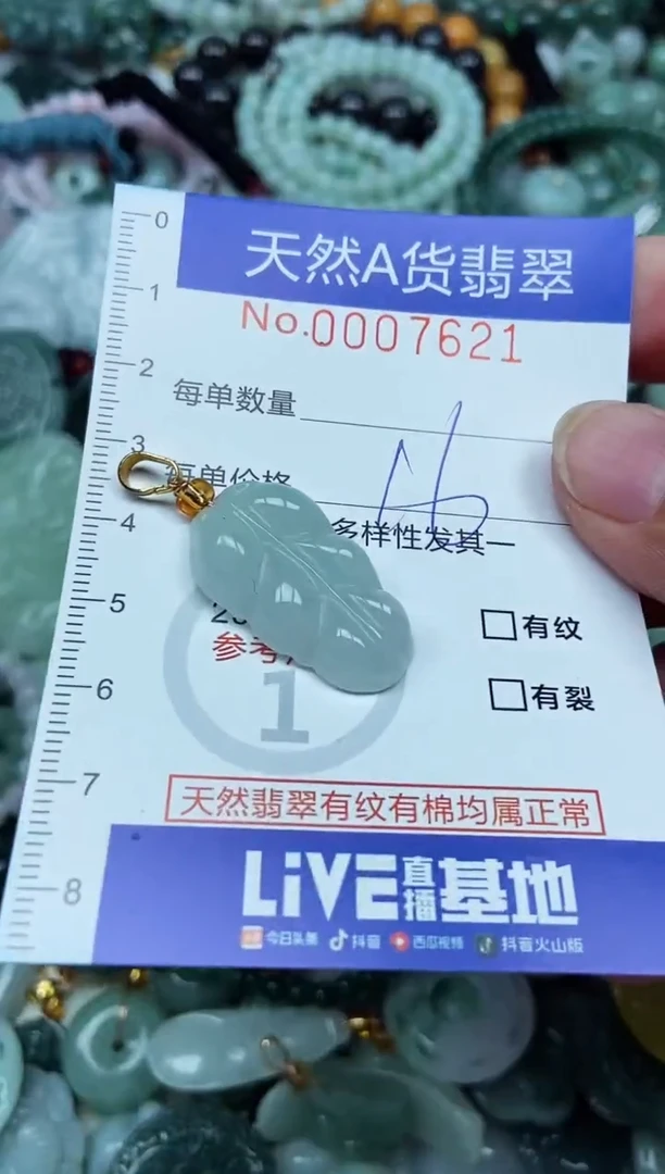 翡翠未镶嵌吊坠(不含链)翡翠