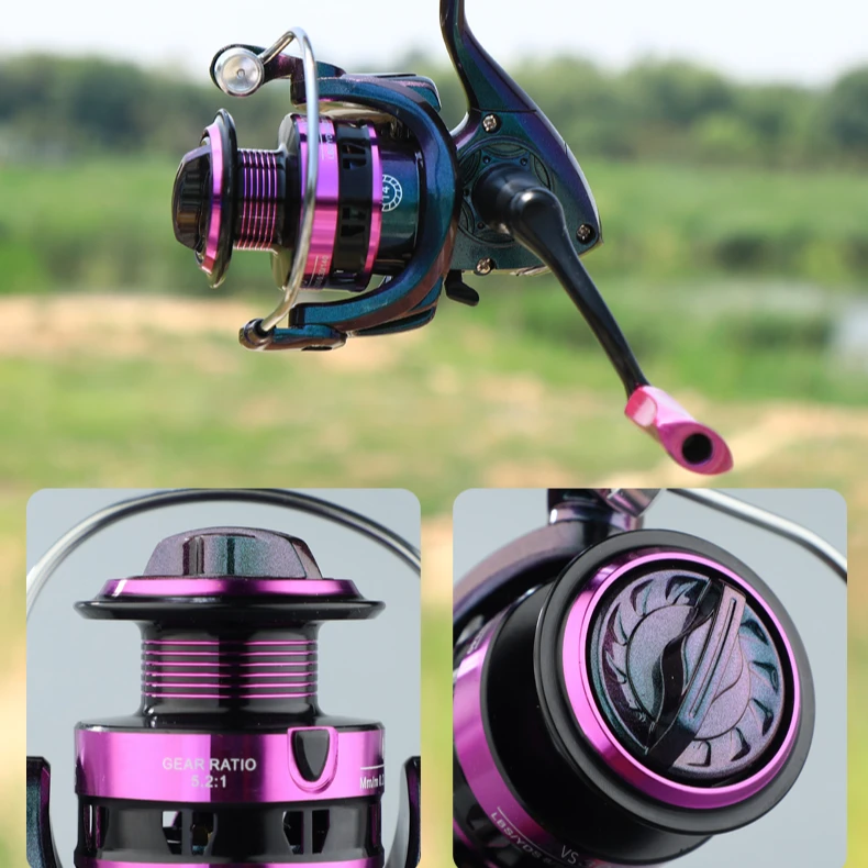 【钓友福利】新品纺车轮路亚精准互换金属线杯渔轮手摇品质纺车轮