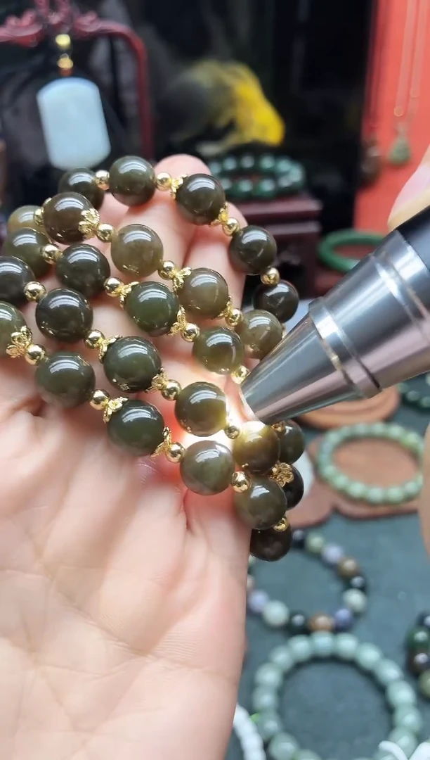 未镶嵌手链和田玉  且末红糖