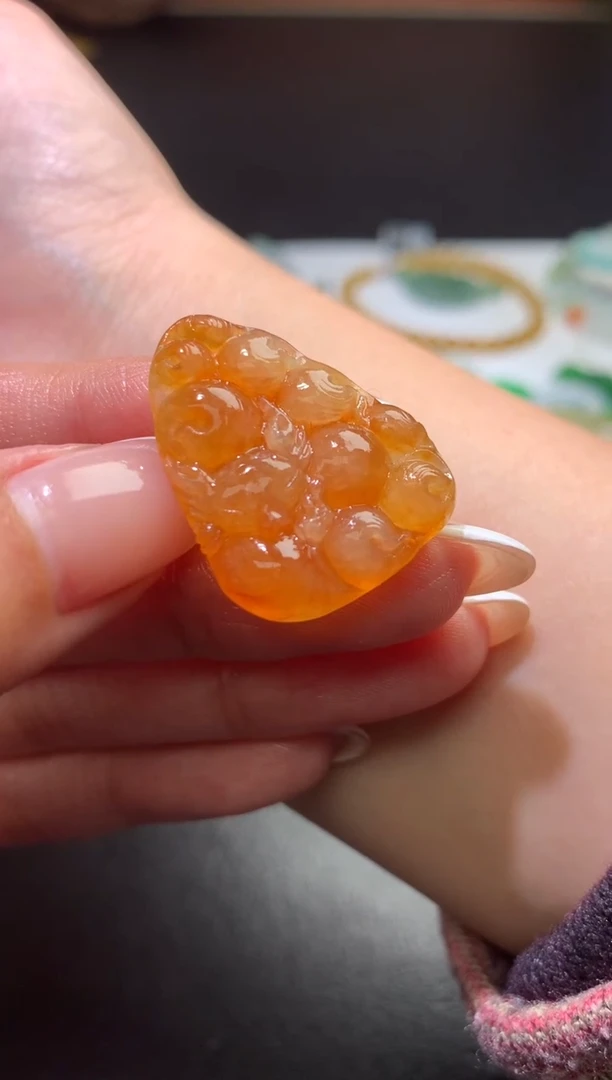 未镶嵌定制翡翠毛货 27.4-21.3-5.2