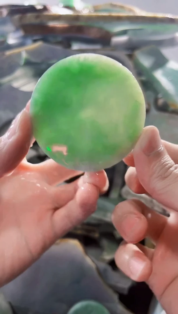 裸石翡翠缅甸翡翠A货文83