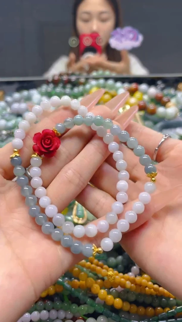 颈饰未镶嵌翡翠5MM