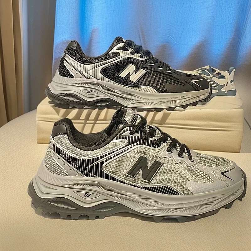 竞界男款四季时尚运动鞋百搭透气老爹潮鞋网面韩版厚底不捂脚防臭