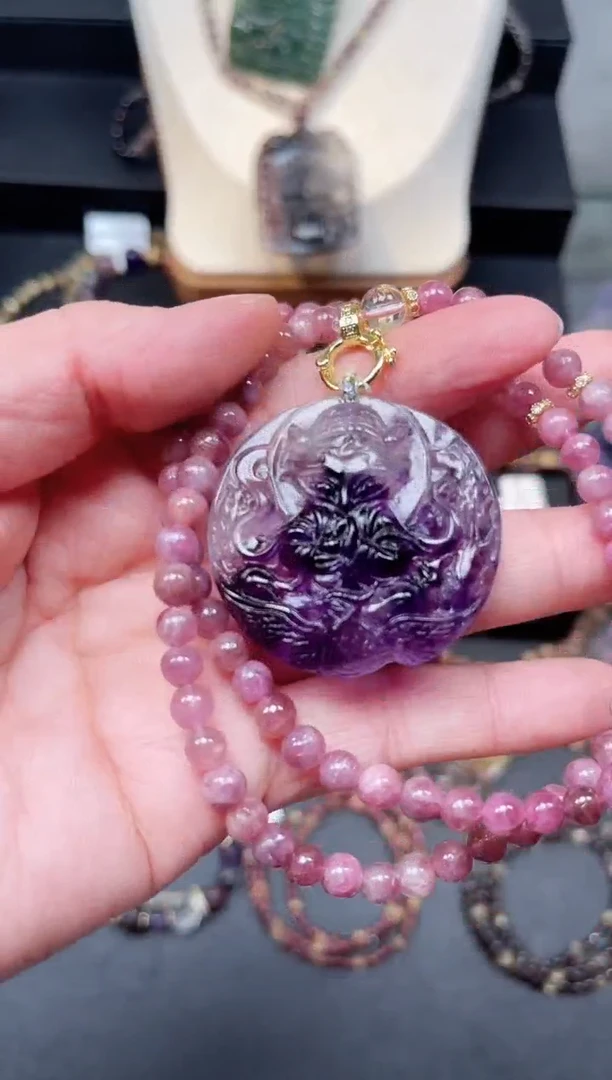 未镶嵌颈饰水晶【百晶灵儿】定制款