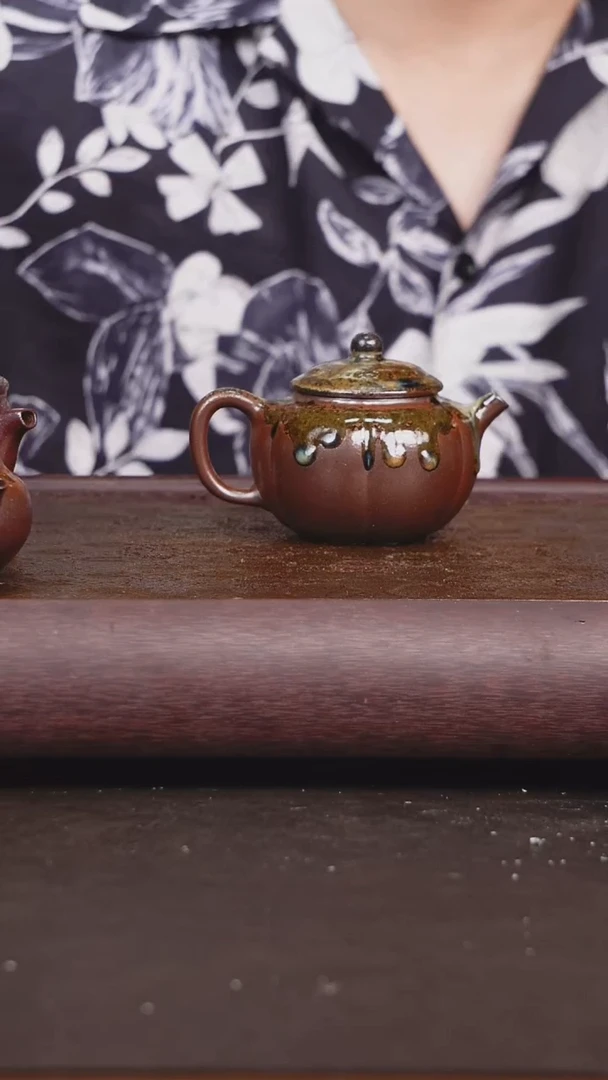 茶壶紫砂柴烧 壶