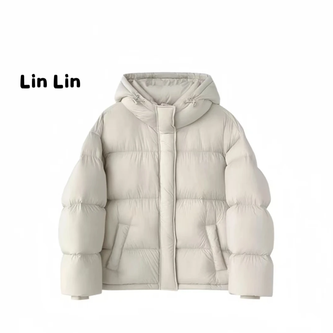 【琳琳专属】轻奢时尚零压感泡芙羽绒服女90白鸭绒新款连帽加厚冬季