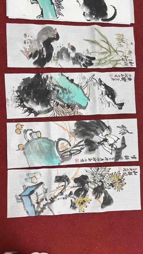 国画李少波/国画/花鸟