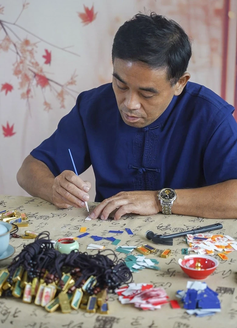 合金亚克力吊坠 招财开运师傅手绘【已处理】送师傅一对一指导