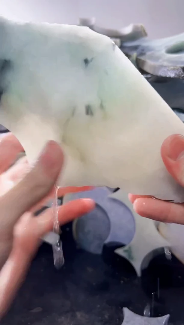 裸石翡翠缅甸翡翠A货文8252