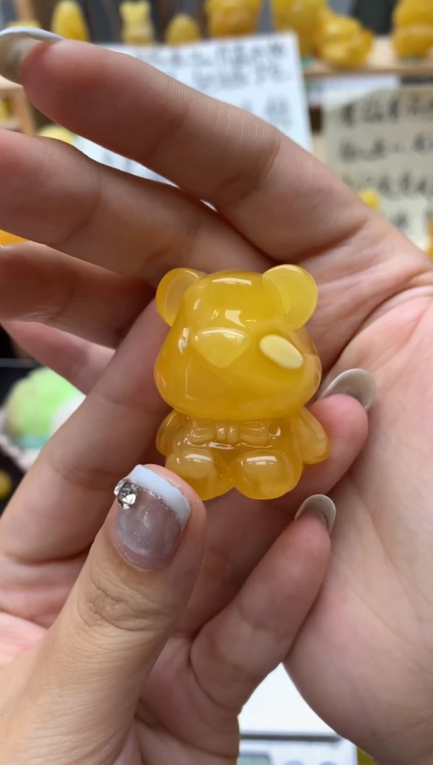 琥珀未镶嵌珠宝奇石137琥珀蜜蜡花粉水胆