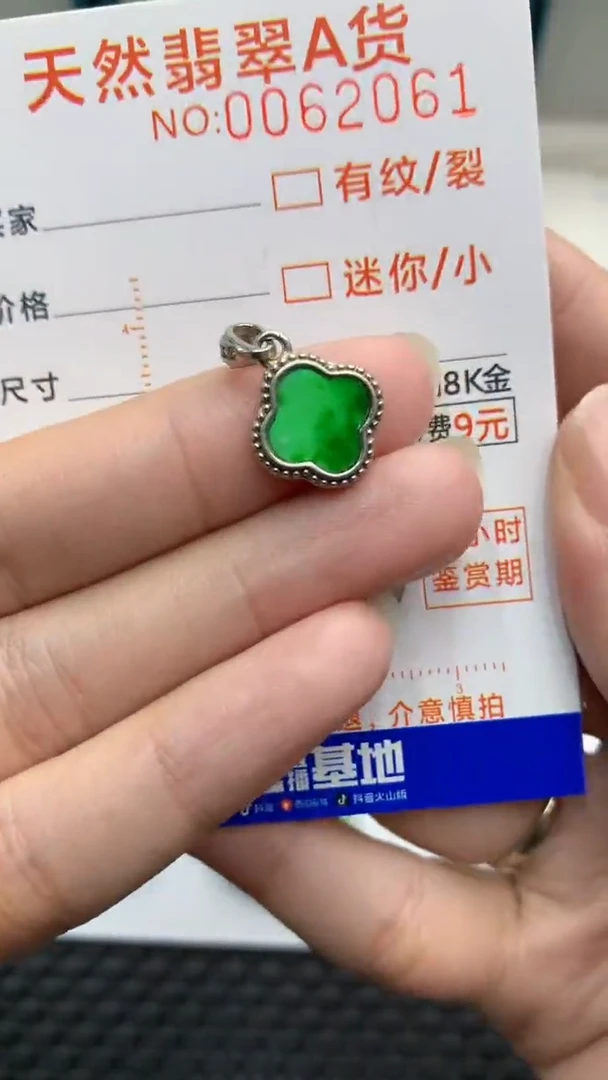 【闪购商品】翡翠颈饰银S925镶嵌            8