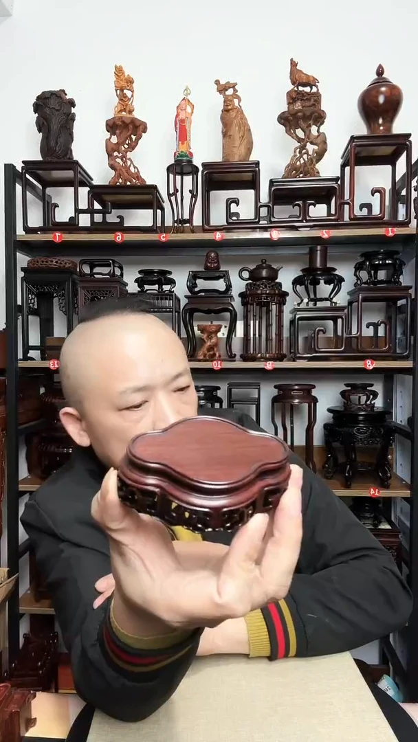 紫砂底座木8.5长5.5宽内径