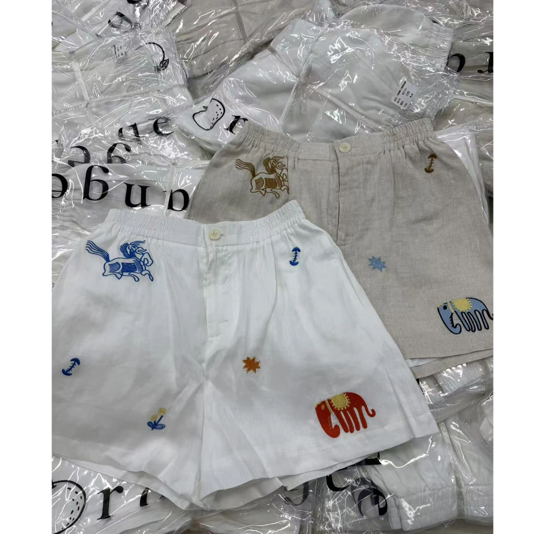 十三行Orange-夏季福秒卡通图案休闲短裤#80731