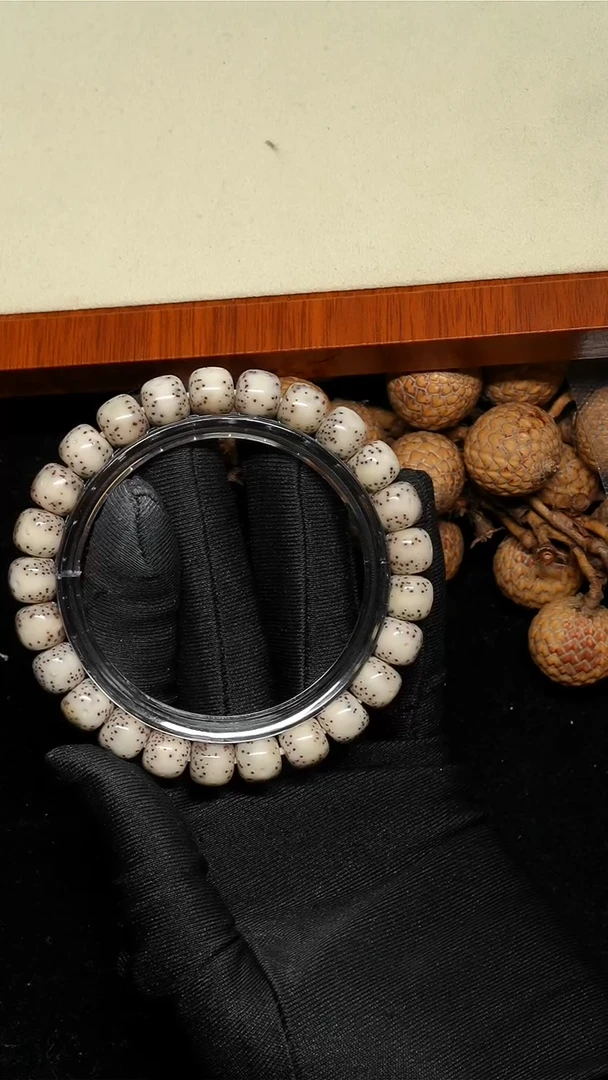 手串星月菩提A51-1S瓷白9*8