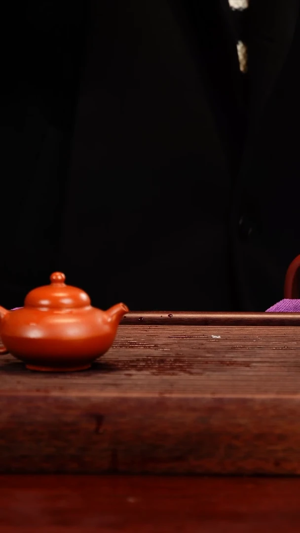 茶壶紫砂朱泥合欢壶130cc左右