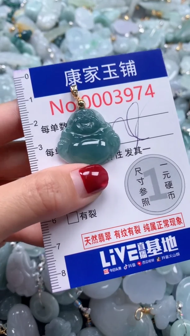 颈饰未镶嵌翡翠3974