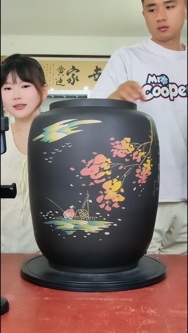 慧**笑35饼茶缸正品纯手工