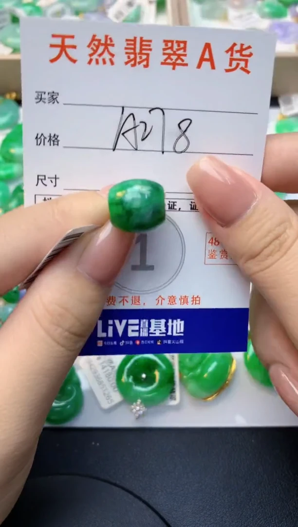 颈饰未镶嵌翡翠天然缅甸A货翡翠