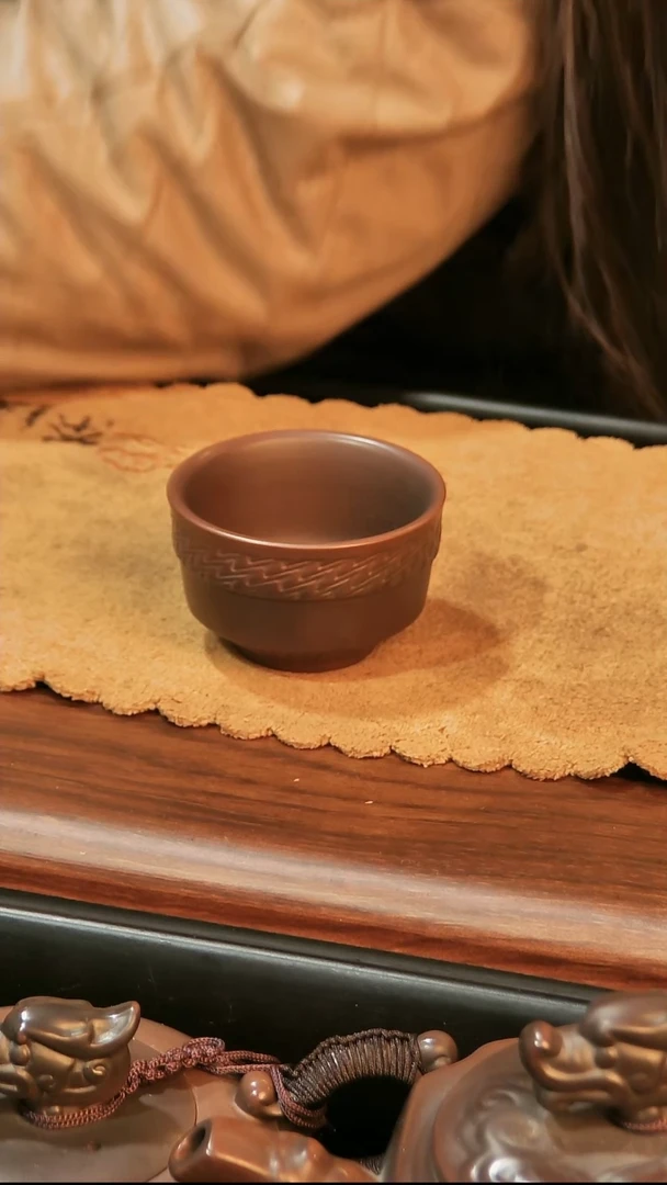 【闪购商品】杯子0000001紫陶跳刀杯子50ml