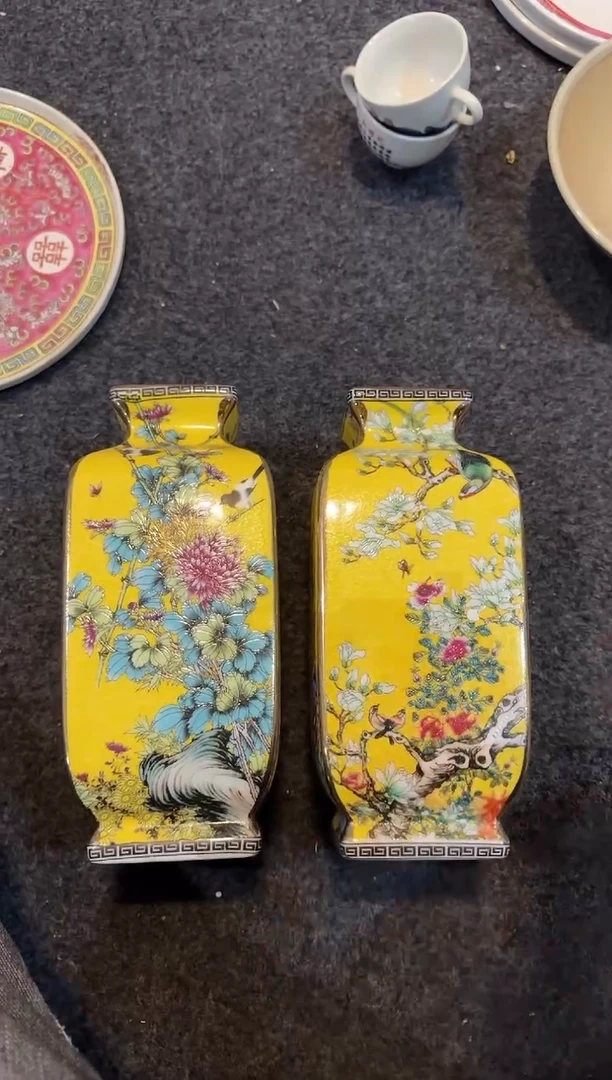 景德镇手绘陶瓷厂瓷，全部清仓【2个】