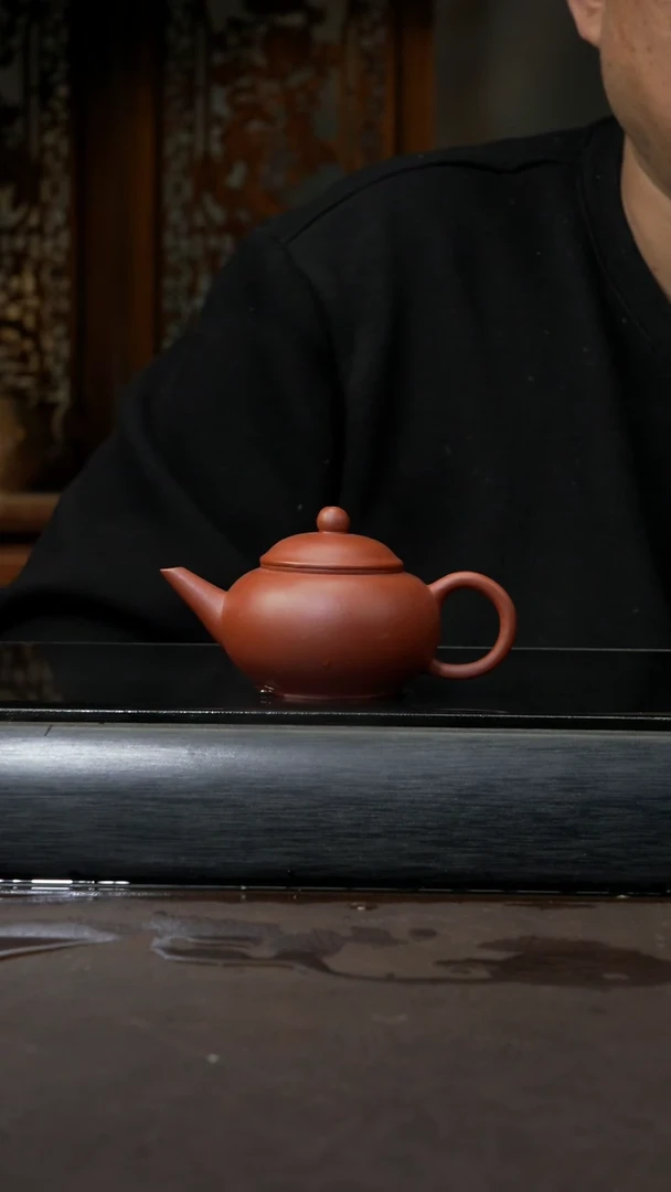 【闪购商品】紫砂茶壶小煤窑朱泥 水平 100cc 021