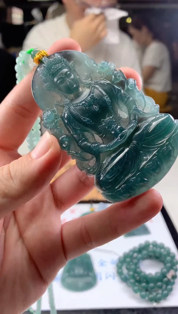 定制翡翠未镶嵌天然翡翠A货拍一发一